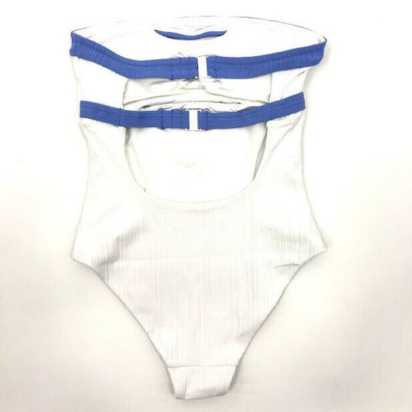 Onia One-Piece Swimsuit M Natalie Cutout Strapless - Picture 5 of 7